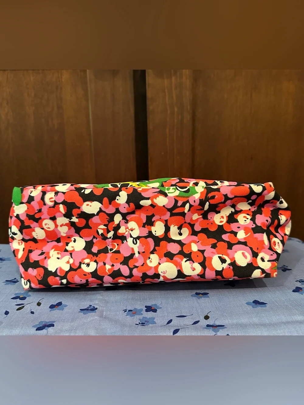 Simply Southern • large toiletry bag • heavy canvas • floral • one big pocket